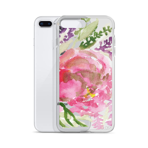 Light Pink Rose Flower Girlie Floral Print, iPhone Cellphone Phone Case- Made in USA-Phone Case-Heidi Kimura Art LLC
