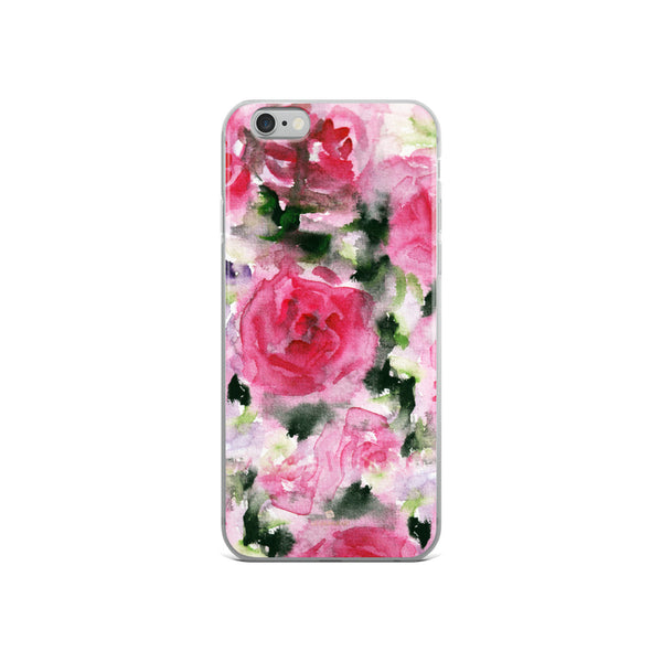 Pink Rose iPhone Case, Flower Floral Print Phone Case-Made in USA/EU-Heidi Kimura Art LLC-iPhone 6/6s-Heidi Kimura Art LLC