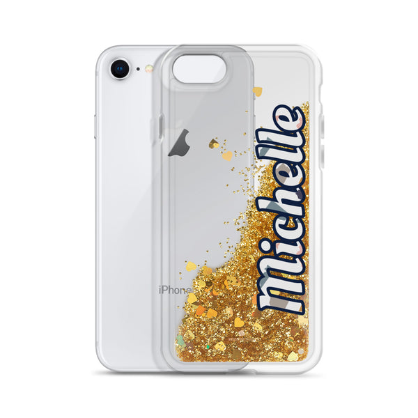 Liquid Glitter Phone Case-Heidi Kimura Art LLC-Gold-iPhone SE-Heidi Kimura Art LLC