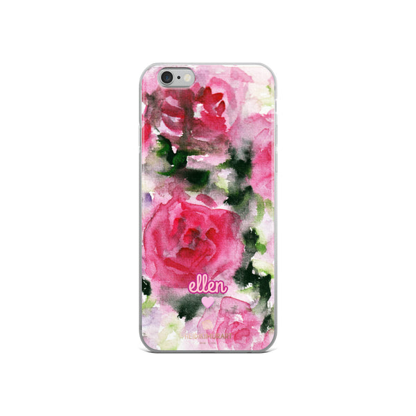 Pink Rose Personalized iPhone Case, Custom Case Phone Case-Heidi Kimura Art LLC-iPhone 6/6s-Heidi Kimura Art LLC