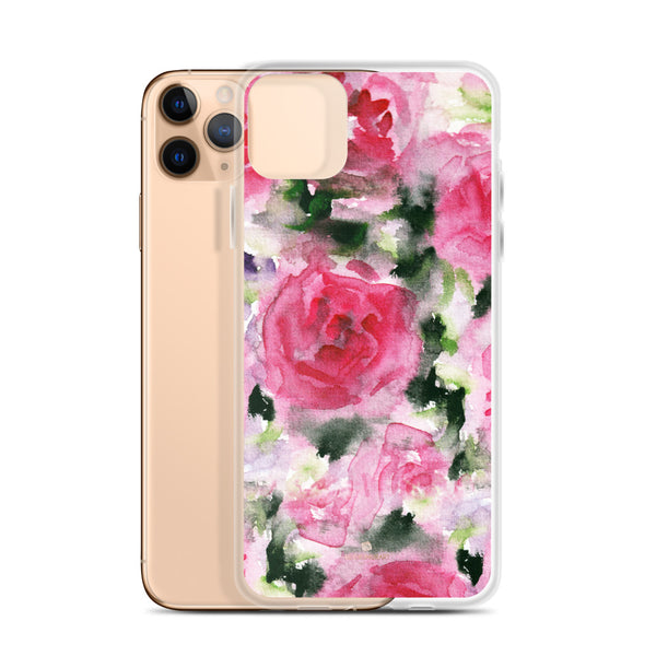 Pink Rose iPhone Case, Flower Floral Print Phone Case-Made in USA/EU-Heidi Kimura Art LLC-Heidi Kimura Art LLC