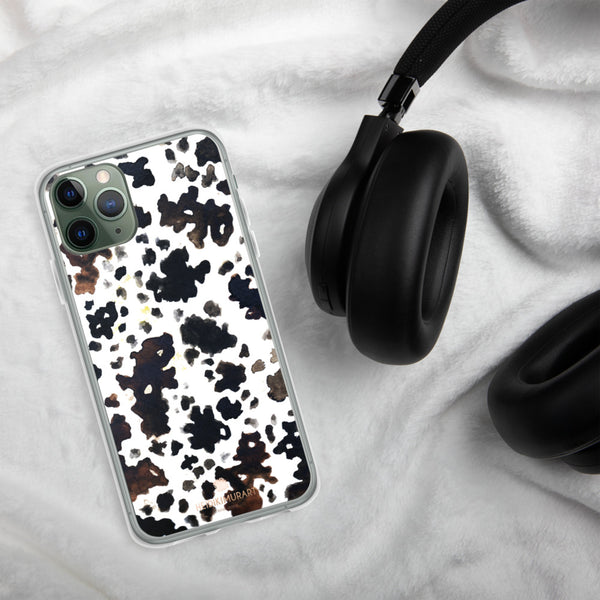 Cow Print iPhone Case, BPA-Free Animal Print Phone Case-Printed in USA/EU-Heidi Kimura Art LLC-Heidi Kimura Art LLC