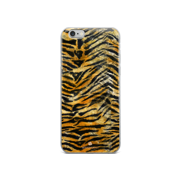 Faux Tiger Stripe Skin, iPhone X | XS | XR | XS Max | 8 | 8+ | 7| 7+ |6/6S | 6+/6S+ Case- Made in USA-Phone Case-iPhone 6/6s-Heidi Kimura Art LLC