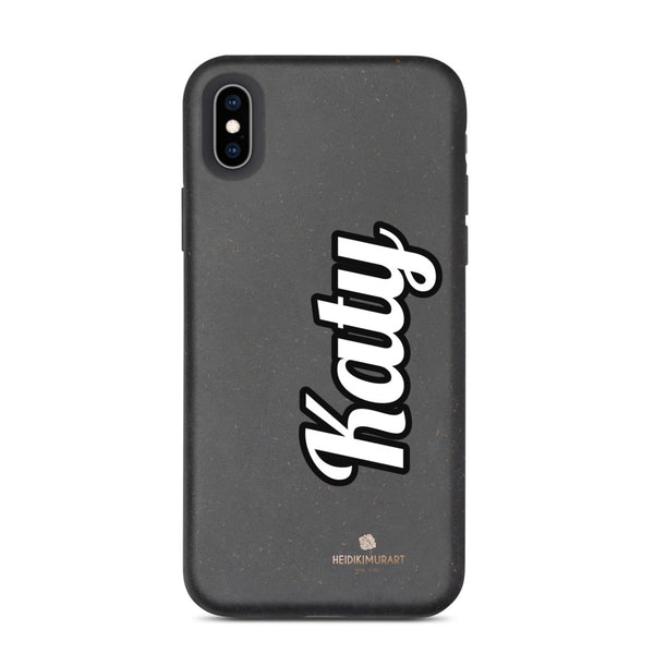 Custom Name Eco-Friendly iPhone Case, Biodegradable Phone Case-Heidi Kimura Art LLC-iPhone XS Max-Heidi Kimura Art LLC