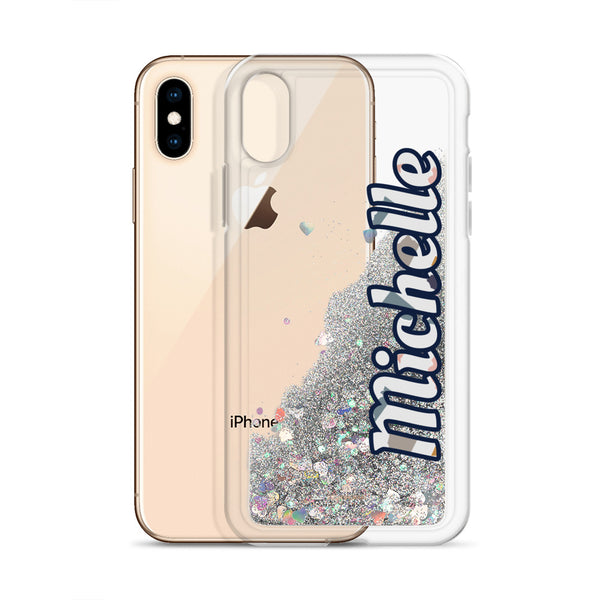 Liquid Glitter Phone Case-Heidi Kimura Art LLC-Silver-iPhone X/XS-Heidi Kimura Art LLC