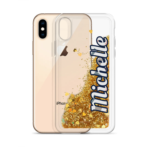 Liquid Glitter Phone Case-Heidi Kimura Art LLC-Gold-iPhone X/XS-Heidi Kimura Art LLC