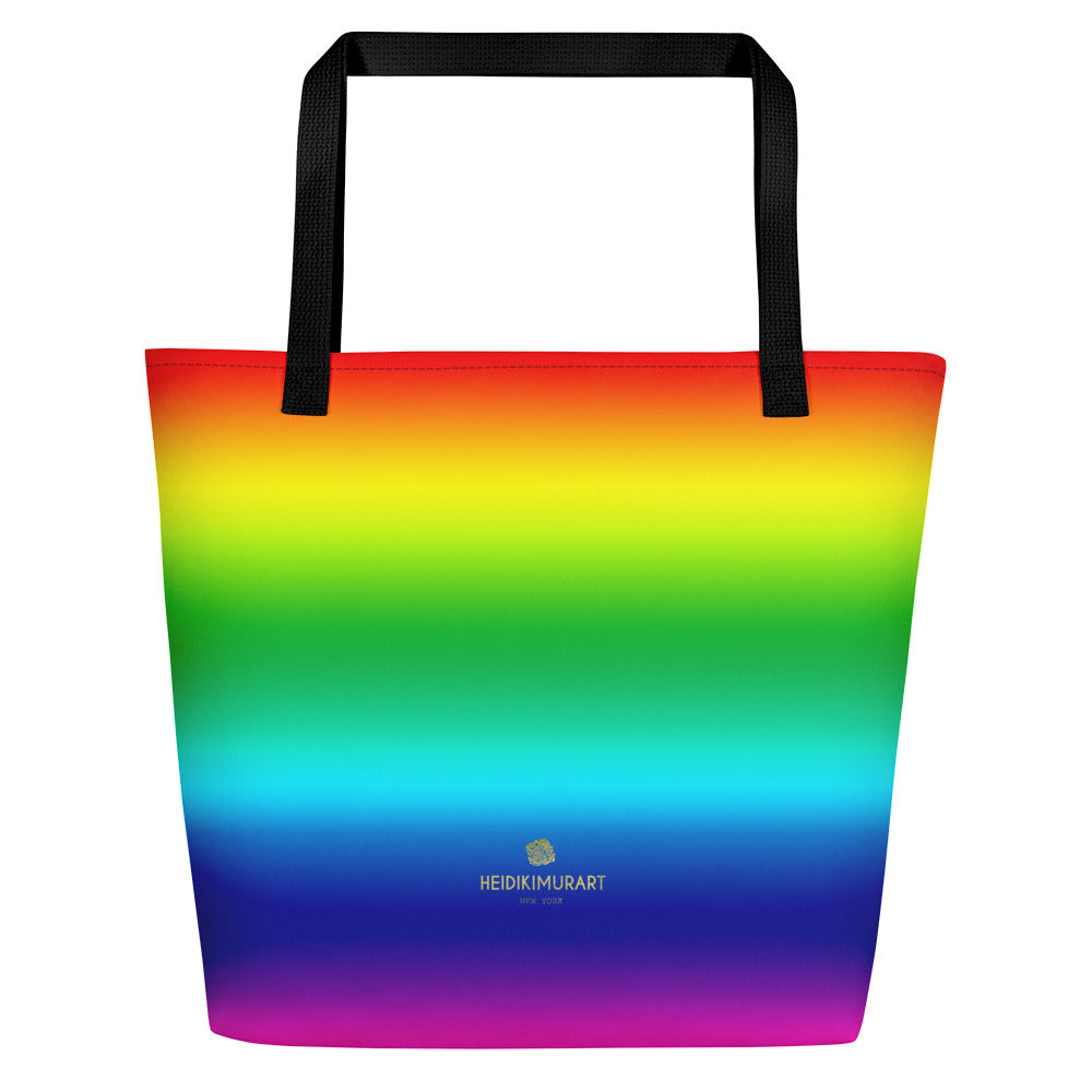 Gay Pride Cloverleaf Rainbow Tote Bag