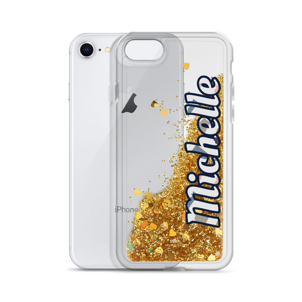 Liquid Glitter Phone Case-Heidi Kimura Art LLC-Gold-iPhone 7/8-Heidi Kimura Art LLC