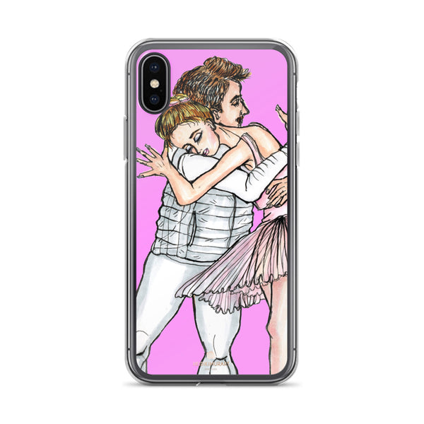 Dancing Ballet Couple, iPhone X | XS | XR | XS Max | 8 | 8+ | 7| 7+ |6/6S | 6+/6S+ Case- Made in USA-Phone Case-iPhone X-Heidi Kimura Art LLC