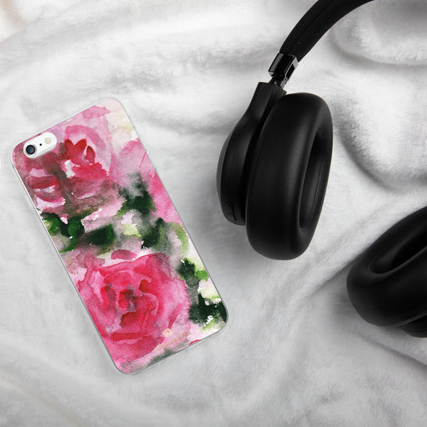 Spring French Pink Princess Rose Floral Print Girlie Cute iPhone Case - Made in USA-Phone Case-iPhone 11-Heidi Kimura Art LLC