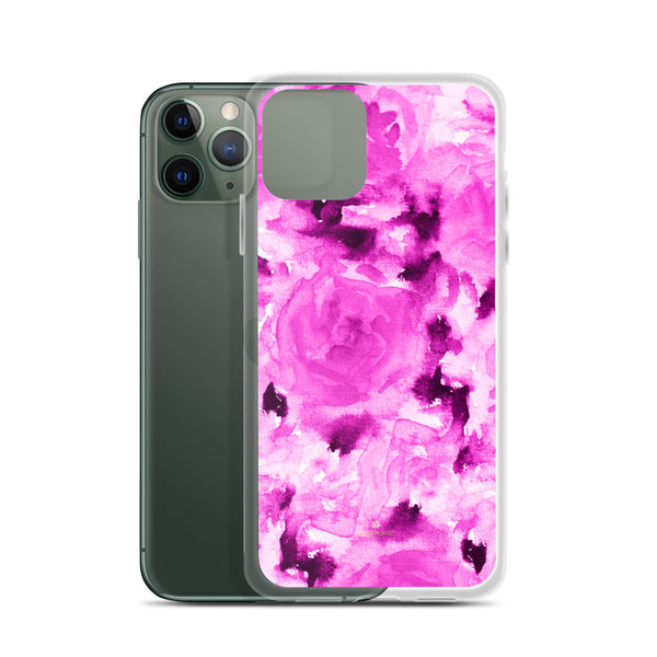 Floral Rose Print iPhone Case, BPA-Free Flexible Phone Case-Made in USA/EU-Heidi Kimura Art LLC-Heidi Kimura Art LLC