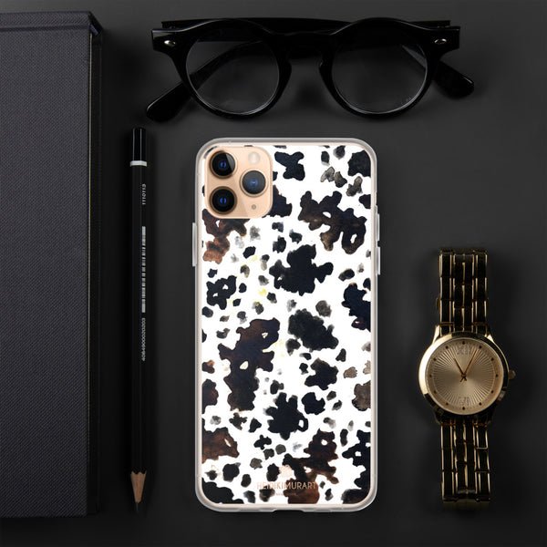 Cow Animal Print iPhone Case, BPA-Free Phone Case-Printed in USA/EU-Heidi Kimura Art LLC-iPhone 11 Pro Max-Heidi Kimura Art LLC