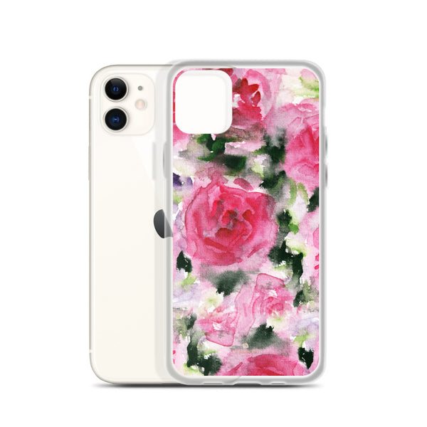 Pink Rose iPhone Case, Flower Floral Print Phone Case-Made in USA/EU-Heidi Kimura Art LLC-Heidi Kimura Art LLC