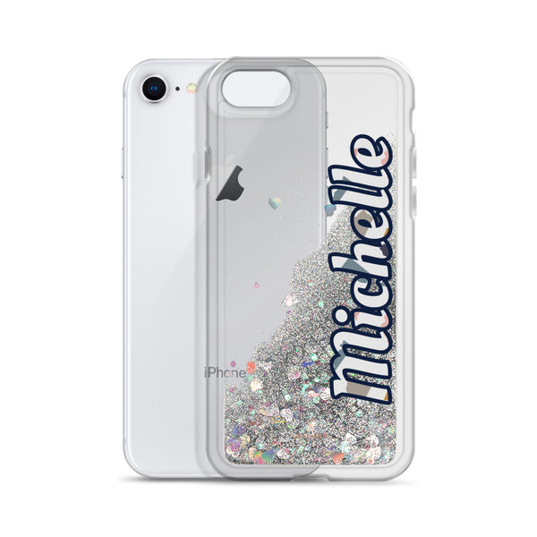 Liquid Glitter Phone Case-Heidi Kimura Art LLC-Silver-iPhone 7/8-Heidi Kimura Art LLC