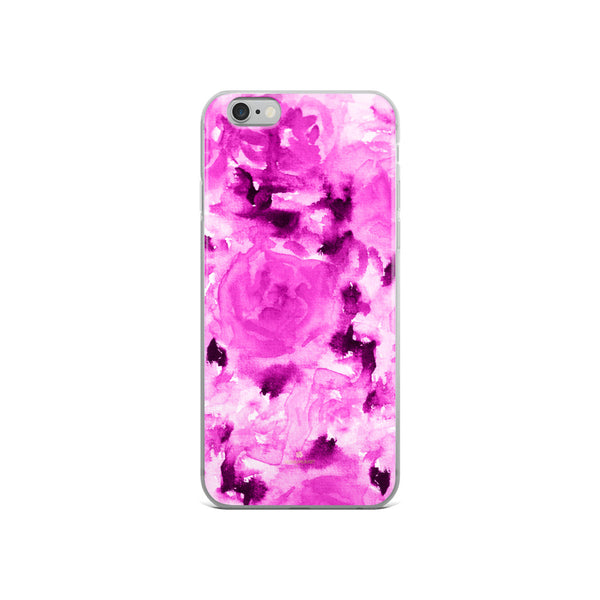 Floral Rose Print iPhone Case, BPA-Free Flexible Phone Case-Made in USA/EU-Heidi Kimura Art LLC-iPhone 6/6s-Heidi Kimura Art LLC