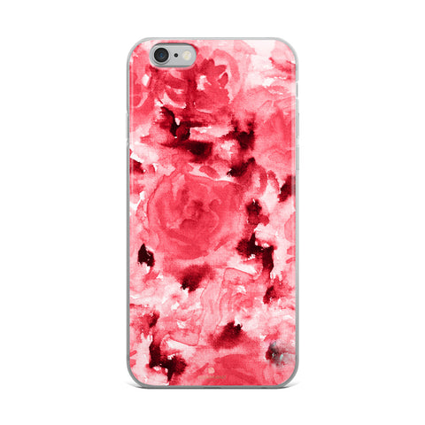 Ruby Red Rose Floral, iPhone X | XS | XR | XS Max | 8 | 8+ | 7| 7+ |6/6S | 6+/6S+ Case- Made in USA-Phone Case-iPhone 6 Plus/6s Plus-Heidi Kimura Art LLC