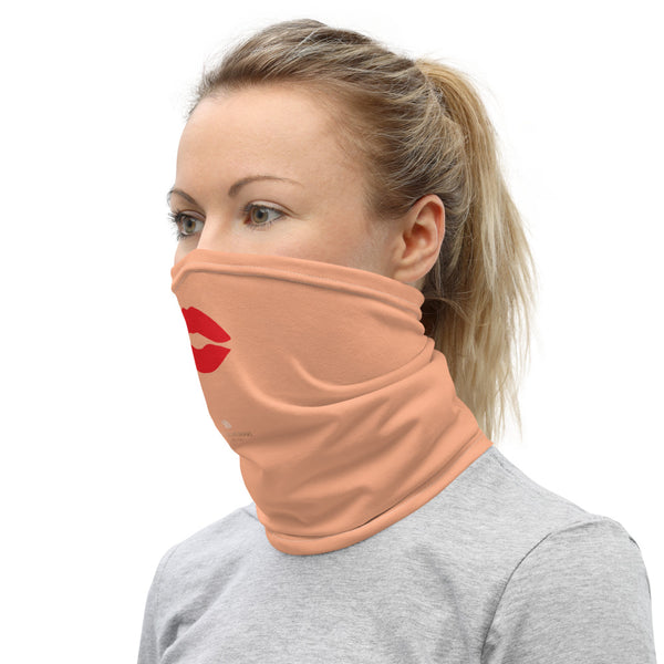 Sexy Red Lips Neck Gaiter, Funny Face Mask Bandana Washable Covering-Made in USA/EU-Heidi Kimura Art LLC-Heidi Kimura Art LLC Classic Red Lips Neck Gaiter, Funny Face Mask Neck Gaiter, Black Face Mask Shield, Luxury Premium Quality Cool And Cute One-Size Reusable Washable Scarf Headband Bandana - Made in USA/EU, Face Neck Warmers, Non-Medical Breathable Face Covers, Neck Gaiters  