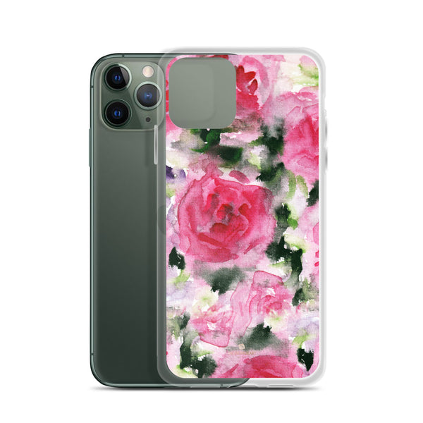 Pink Rose iPhone Case, Flower Floral Print Phone Case-Made in USA/EU-Heidi Kimura Art LLC-Heidi Kimura Art LLC