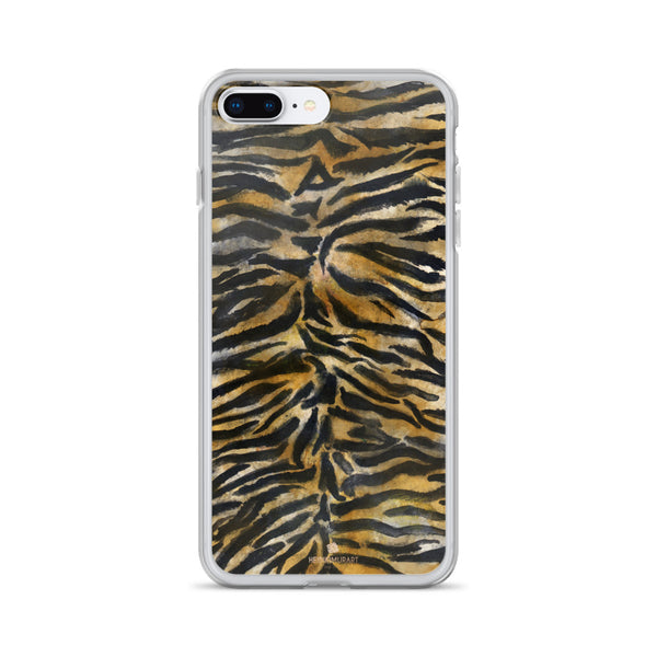 Tiger Stripe Skin Print, iPhone X | XS | XR | XS Max | 8 | 8+ | 7| 7+ |6/6S | 6+/6S+ Case- Made in USA-Phone Case-iPhone 7 Plus/8 Plus-Heidi Kimura Art LLC