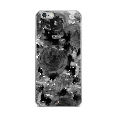 Crow Black Rose Floral, iPhone X | XS | XR | XS Max | 8 | 8+ | 7| 7+ |6/6S | 6+/6S+ Case- Made in USA-Phone Case-iPhone 6 Plus/6s Plus-Heidi Kimura Art LLC