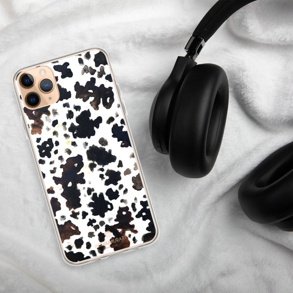 Cow Print iPhone Case, BPA-Free Animal Print Phone Case-Printed in USA/EU-Heidi Kimura Art LLC-Heidi Kimura Art LLC