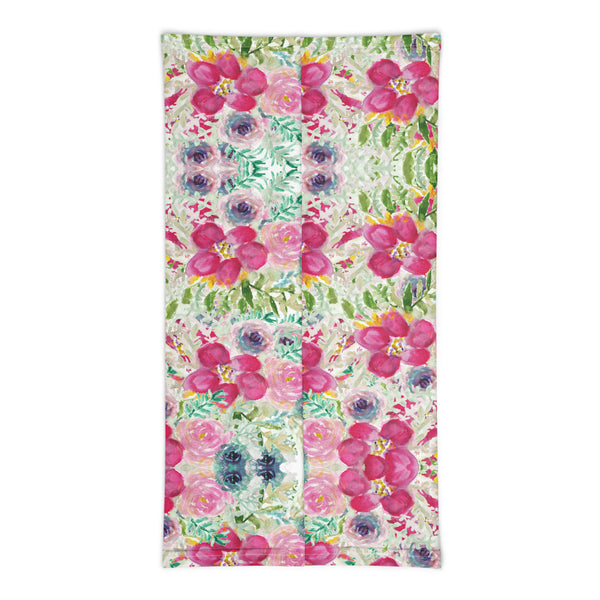 Floral Rose Face Masks, Floral Print Face Mask Shield, Luxury Premium Quality Cool And Cute One-Size Reusable Washable Scarf Headband Bandana - Made in USA/EU, Face Neck Warmers, Non-Medical Breathable Face Covers, Neck Gaiters, Face Mouth Cloth Coverings, Ear Warmer Headband, Winter Face Masks, Clothing Sports & Outdoors Face Scarf
