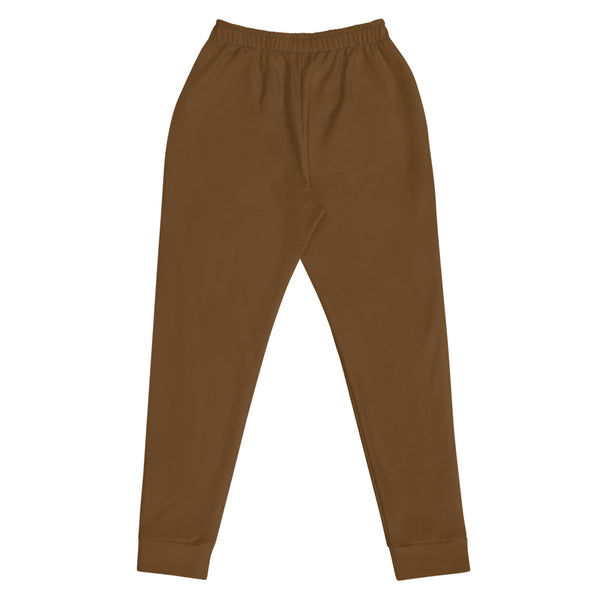 Earth Brown Women's Joggers-Heidi Kimura Art LLC-Heidi Kimura Art LLCEarth Brown Women's Joggers, Bright Solid Color Premium Printed Slit Fit Soft Women's Joggers Sweatpants -Made in EU (US Size: XS-3XL) Plus Size Available, Solid Coloured Women's Joggers, Soft Joggers Pants Womens, Women's Long Joggers, Women's Soft Joggers, Lightweight Jogger Pants Women's, Women's Athletic Joggers, Women's Jogger Pants