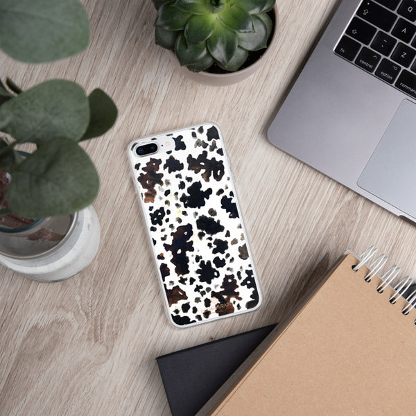 Cow Animal Print iPhone Case, BPA-Free Phone Case-Printed in USA/EU-Heidi Kimura Art LLC-Heidi Kimura Art LLC