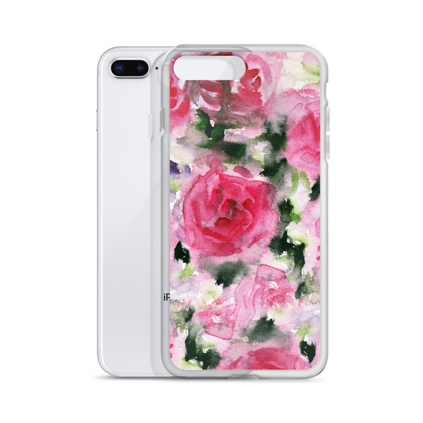 Pink Rose iPhone Case, Flower Floral Print Phone Case-Made in USA/EU-Heidi Kimura Art LLC-Heidi Kimura Art LLC