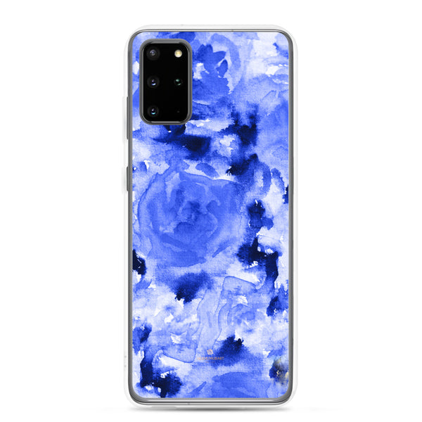 Blue Rose Floral Samsung Case, Flower Print Phone Case-Printed in USA-Heidi Kimura Art LLC-Samsung Galaxy S20 Plus-Heidi Kimura Art LLC