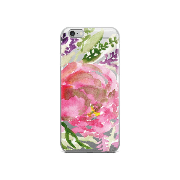 Light Pink Rose Flower Girlie Floral Print, iPhone Cellphone Phone Case- Made in USA-Phone Case-iPhone 6/6s-Heidi Kimura Art LLC