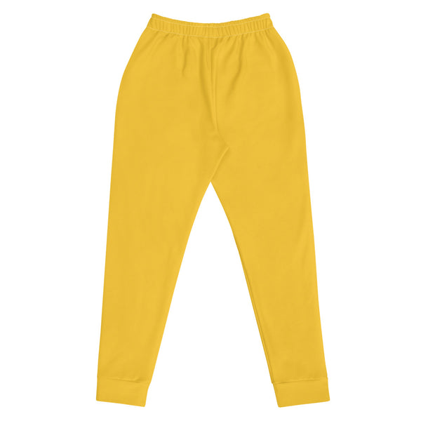 Lemon Yellow Women's Joggers-Heidi Kimura Art LLC-Heidi Kimura Art LLCBright Lemon Yellow Women's Joggers, Bright Solid Color Premium Printed Slit Fit Soft Women's Joggers Sweatpants -Made in EU (US Size: XS-3XL) Plus Size Available, Solid Coloured Women's Joggers, Soft Joggers Pants Womens, Women's Long Joggers, Women's Soft Joggers, Lightweight Jogger Pants Women's, Women's Athletic Joggers, Women's Jogger Pants