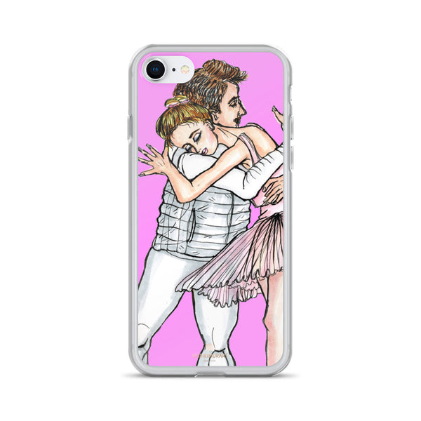 Dancing Ballet Couple, iPhone X | XS | XR | XS Max | 8 | 8+ | 7| 7+ |6/6S | 6+/6S+ Case- Made in USA-Phone Case-iPhone 7/8-Heidi Kimura Art LLC