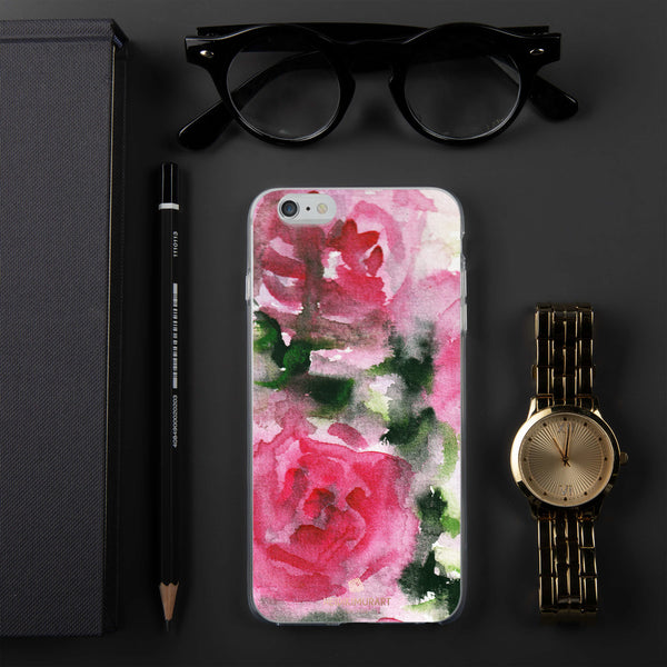 Spring French Pink Princess Rose Floral Print Girlie Cute iPhone Case - Made in USA-Phone Case-iPhone 6 Plus/6s Plus-Heidi Kimura Art LLC