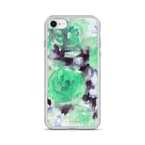 Blue Rose Floral, iPhone X | XS | XR | XS Max | 8 | 8+ | 7| 7+ |6/6S | 6+/6S+ Case- Made in USA-Phone Case-iPhone 7/8-Heidi Kimura Art LLC