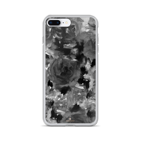 Crow Black Rose Floral, iPhone X | XS | XR | XS Max | 8 | 8+ | 7| 7+ |6/6S | 6+/6S+ Case- Made in USA-Phone Case-iPhone 7 Plus/8 Plus-Heidi Kimura Art LLC