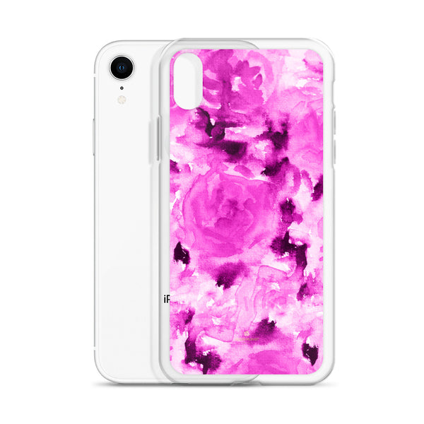 Floral Rose Print iPhone Case, BPA-Free Flexible Phone Case-Made in USA/EU-Heidi Kimura Art LLC-Heidi Kimura Art LLC