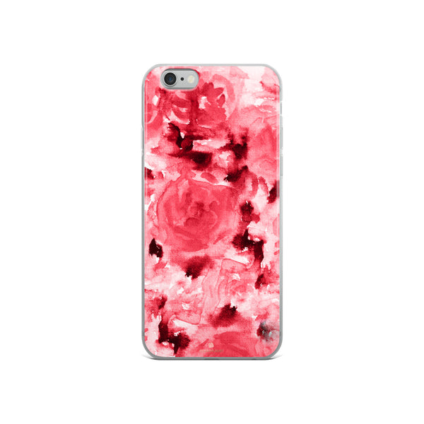 Ruby Red Rose Floral, iPhone X | XS | XR | XS Max | 8 | 8+ | 7| 7+ |6/6S | 6+/6S+ Case- Made in USA-Phone Case-iPhone 6/6s-Heidi Kimura Art LLC