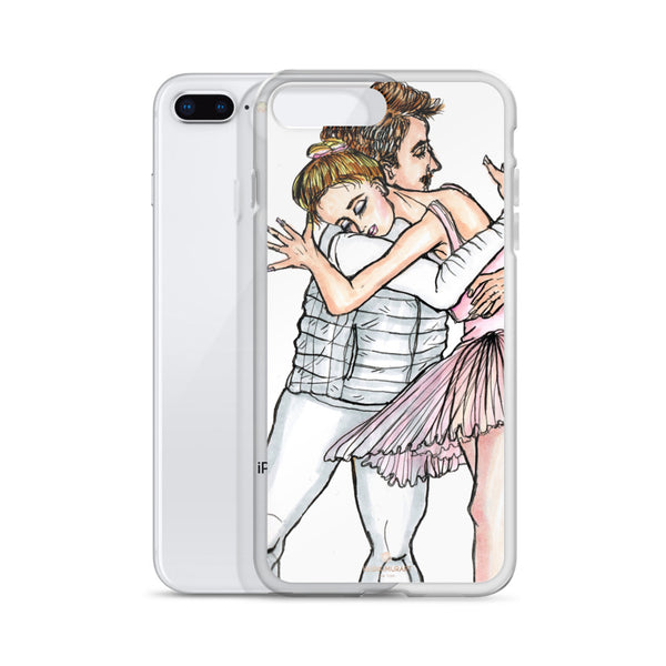 Dancing Ballet Couple, iPhone X | XS | XR | XS Max | 8 | 8+ | 7| 7+ |6/6S | 6+/6S+ Case- Made in USA-Phone Case-Heidi Kimura Art LLC