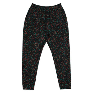 Black Birthday Boy Men's Joggers, Party Premium Stylish Pants w/ Pockets- Made in EU-Men's Joggers-XS-Heidi Kimura Art LLC