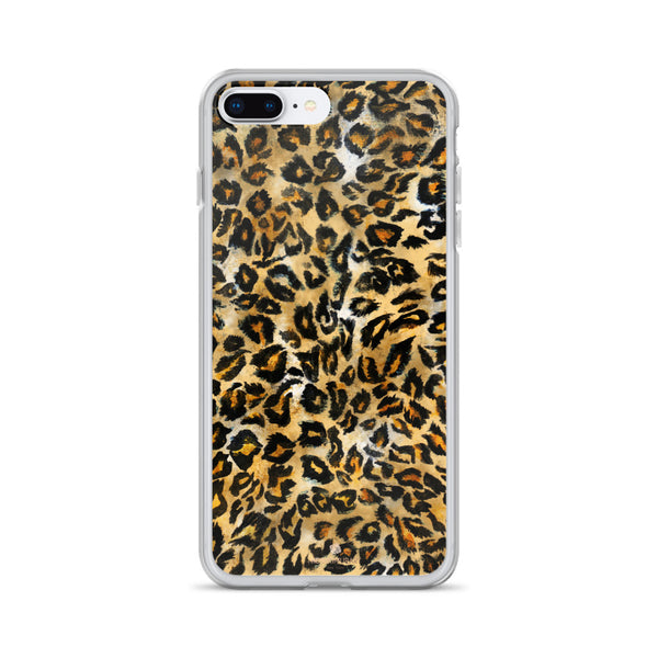 Leopard Animal Print, iPhone X | XS | XR | XS Max | 8 | 8+ | 7| 7+ |6/6S | 6+/6S+ Case- Made in USA-Phone Case-iPhone 7 Plus/8 Plus-Heidi Kimura Art LLC