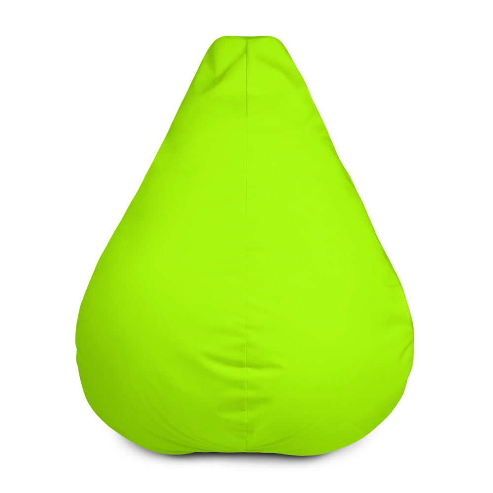 Neon Green Bean Bag Chair w/ filling-Made in EU-Heidi Kimura Art LLC-Heidi Kimura Art LLCNeon Green Bean Bag Chair, Modern Minimalist Solid Color Designer Large Sofa Chair w/ filling or Bean Bag Cover Only, Water Resistant Polyester Bean Sofa Bag W: 58"x H: 41", Best Sofa Chair Living Room Seat Indoor Big Furniture