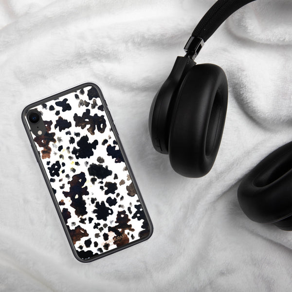 Cow Animal Print iPhone Case, BPA-Free Phone Case-Printed in USA/EU-Heidi Kimura Art LLC-Heidi Kimura Art LLC