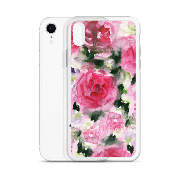 Pink Rose iPhone Case, Flower Floral Print Phone Case-Made in USA/EU-Heidi Kimura Art LLC-Heidi Kimura Art LLC