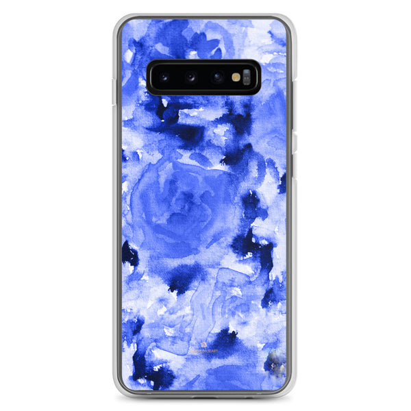 Blue Rose Floral Samsung Case, Flower Print Phone Case-Printed in USA-Heidi Kimura Art LLC-Samsung Galaxy S10+-Heidi Kimura Art LLC