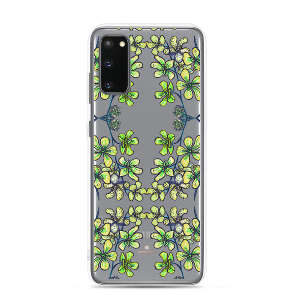 Yellow Orchid Samsung Case, Floral Print Phone Case-Printed in USA/EU-Heidi Kimura Art LLC-Samsung Galaxy S20-Heidi Kimura Art LLC