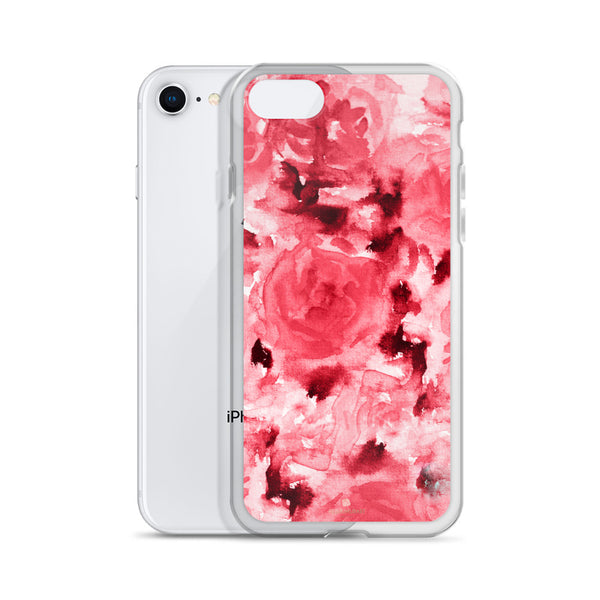 Ruby Red Rose Floral, iPhone X | XS | XR | XS Max | 8 | 8+ | 7| 7+ |6/6S | 6+/6S+ Case- Made in USA-Phone Case-Heidi Kimura Art LLC