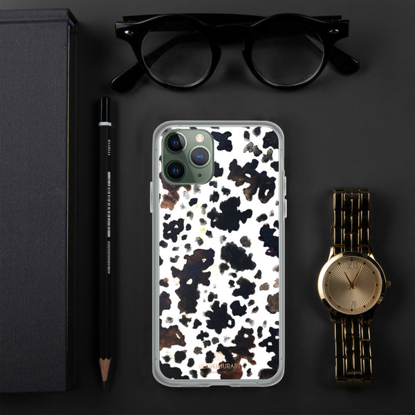 Cow Print iPhone Case, BPA-Free Animal Print Phone Case-Printed in USA/EU-Heidi Kimura Art LLC-iPhone 11 Pro-Heidi Kimura Art LLC