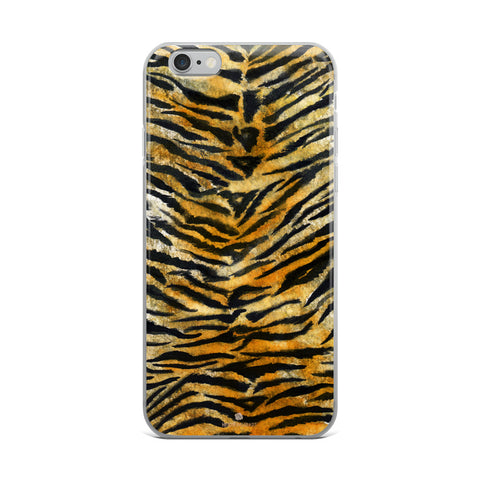 Faux Tiger Stripe Print, iPhone X | 8 | 8+ | 7| 7+ |6/6S | 6+/6S+ Case- Made in USA/Europe-Phone Case-iPhone 6 Plus/6s Plus-Heidi Kimura Art LLC