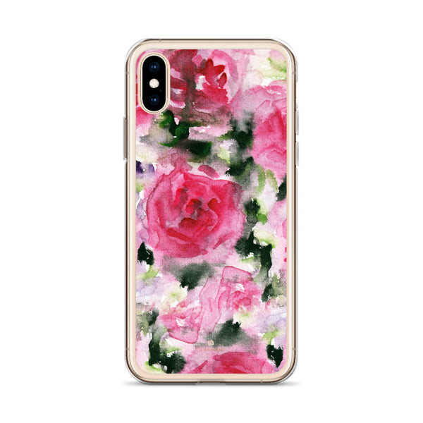 Pink Rose iPhone Case, Flower Floral Print Phone Case-Made in USA/EU-Heidi Kimura Art LLC-Heidi Kimura Art LLC